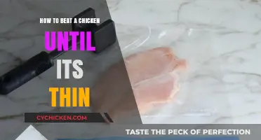 Pounding Chicken: Techniques for Tenderizing Meat