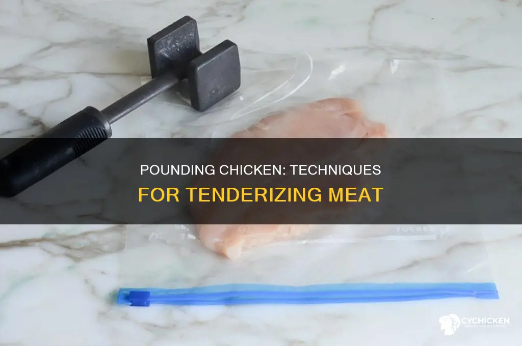 how to beat a chicken until its thin