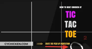 Strategies to Beat a Chicken at Tic Tac Toe