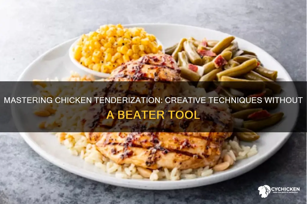 how to beat chicken without a beater
