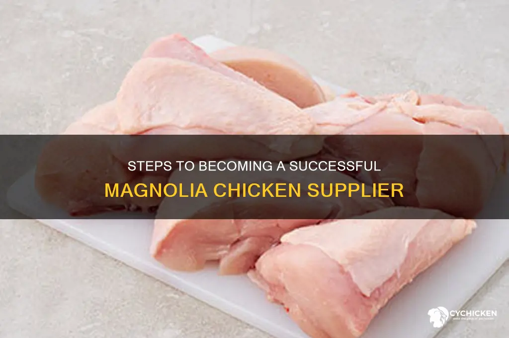how to become a magnolia chicken supplier