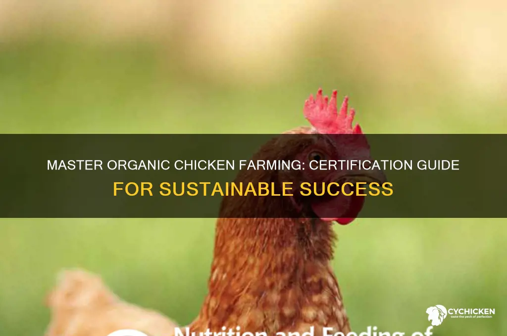 how to become certified organic chicken farmer
