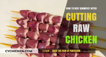Disinfecting Surfaces After Handling Raw Chicken