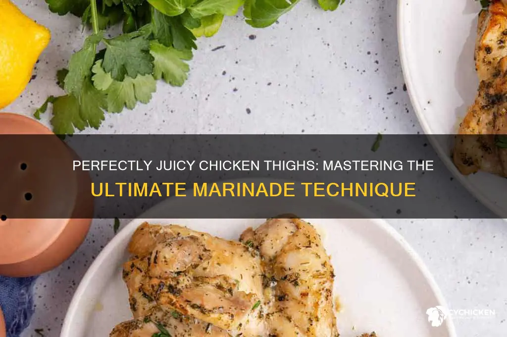 how to best marinate chicken thighs