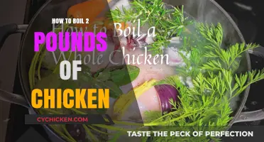 Perfectly Boiled Chicken: Mastering 2 Pounds Every Time