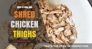 Perfectly Boiled & Shredded Chicken Thighs: Easy Step-by-Step Guide