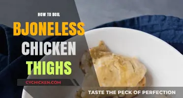 Perfectly Boiled Boneless Chicken Thighs: Simple Steps for Juicy Results
