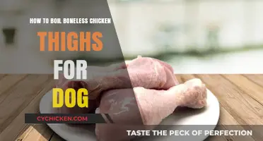 Safe and Simple: Boiling Boneless Chicken Thighs for Your Dog