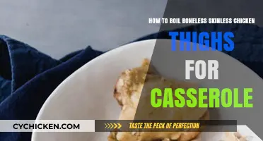 Perfectly Boiled Chicken Thighs: Casserole Prep Made Easy