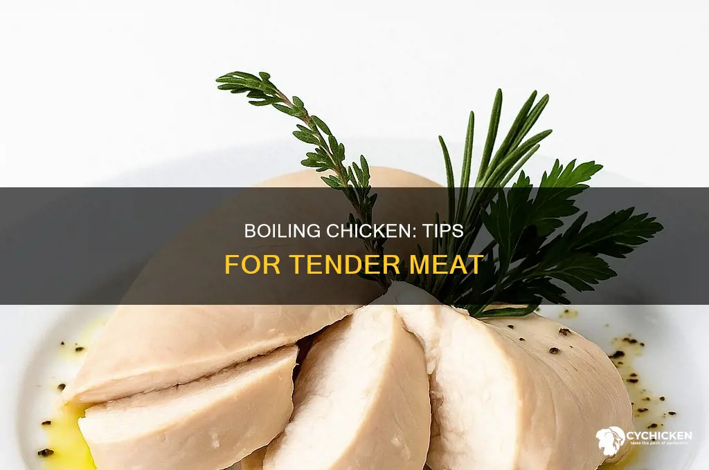 how to boil chicken and keep it tender