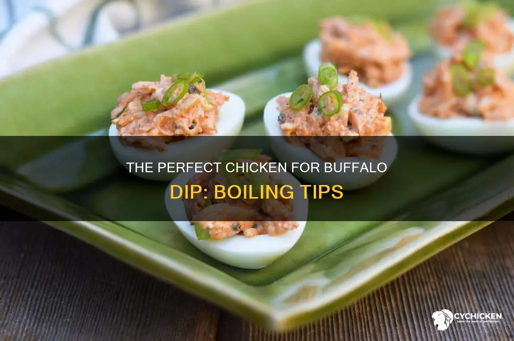 how to boil chicken for buffalo chicken dip