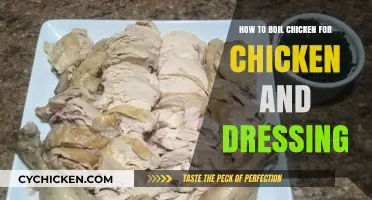 The Perfect Boil for Chicken and Dressing