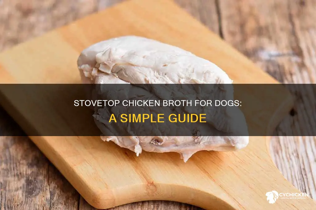 how to boil chicken for dogs on the stove