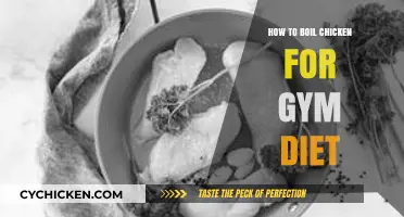 Perfectly Boiled Chicken: A Gym Diet Essential for Lean Protein