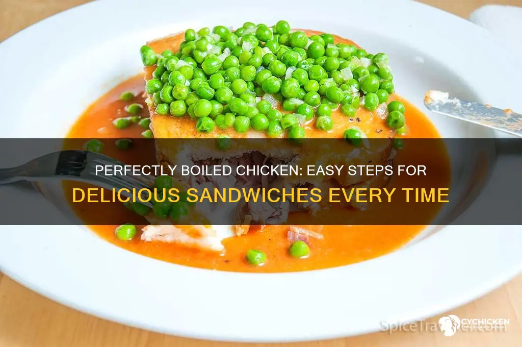 how to boil chicken for sandwich