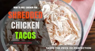 Boiling Chicken for the Perfect Shredded Taco Filling