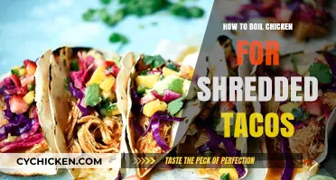 Perfectly Shredded Taco Chicken: Simple Boiling Technique for Juicy Results