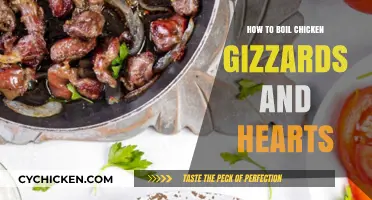 Perfectly Boiled Chicken Gizzards and Hearts: A Simple Cooking Guide