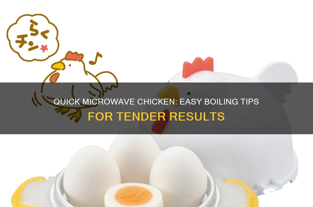 how to boil chicken in the microwave