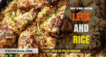 Perfectly Cooked Chicken Legs and Rice: A Simple Boiling Guide