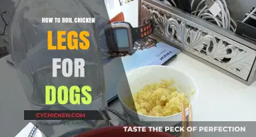 Easy Homemade Dog Food: Boiling Chicken Legs Safely and Nutritiously