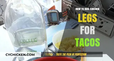 Perfectly Boiled Chicken Legs for Tacos: Easy Recipe Guide
