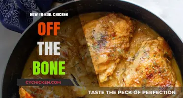 Perfectly Tender: Mastering the Art of Boiling Chicken Off the Bone