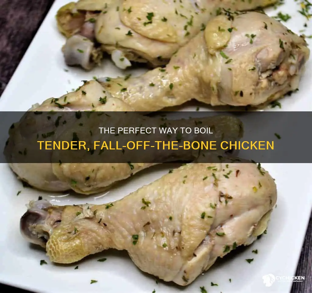 how to boil chicken so it falls off the bone