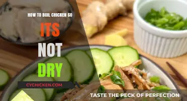 Boiling Chicken: Keep It Moist and Tender