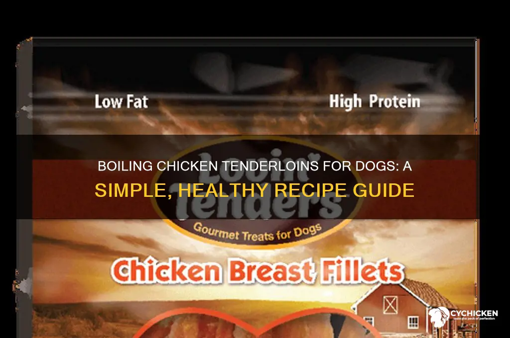how to boil chicken tenderloins for dogs