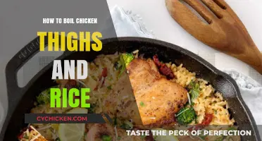 Perfectly Cooked Chicken Thighs and Rice: Simple Boiling Techniques