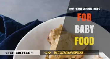 Easy Homemade Baby Food: Boiling Chicken Thighs for Little Ones