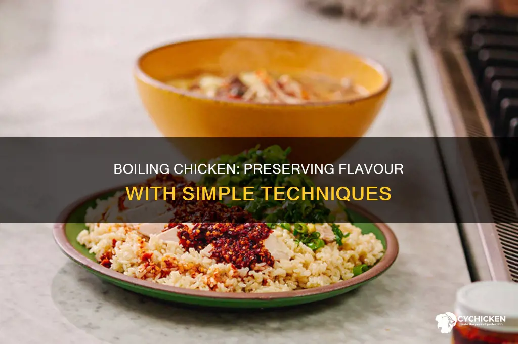 how to boil chicken to preserve the flavor