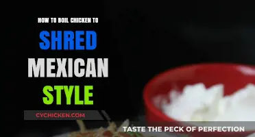 Shredded Mexican Chicken: A Simple, Tasty Boil