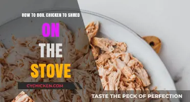 Stove-Top Chicken Shredding: A Simple Boiling Guide