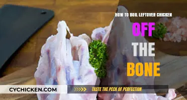 Boiling Leftover Chicken: Quick, Easy, and Delicious!