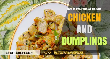 Quick Chicken and Dumplings: Boil, Simmer, Serve!