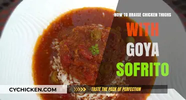 Braising Chicken Thighs with Goya Sofrito: A Flavorful Recipe Guide