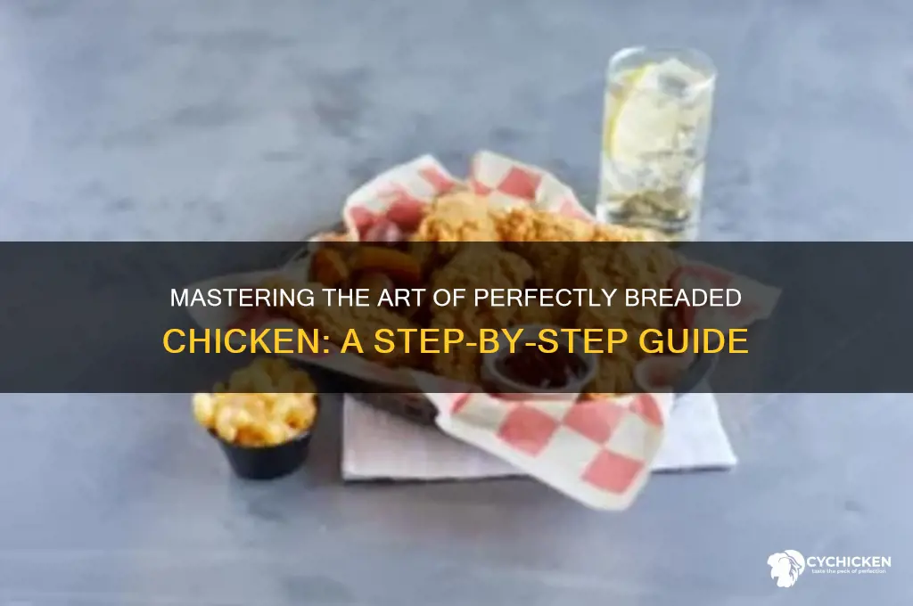 how to bread a piece of chicken