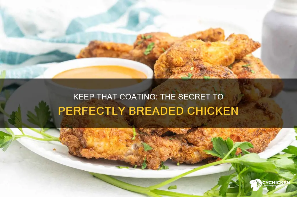 how to bread chicken and it stay on