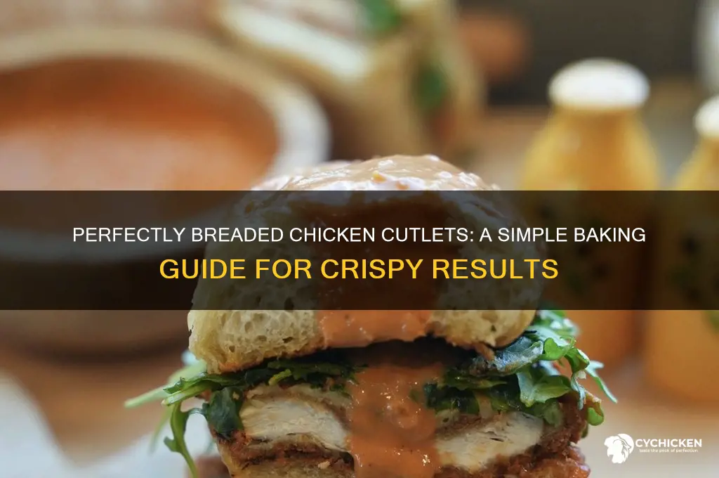 how to bread chicken cutlets for baking