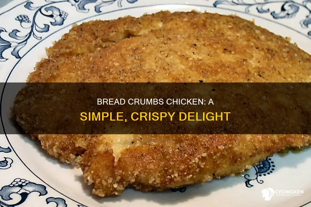 how to bread chicken cutlets with bread crumbs