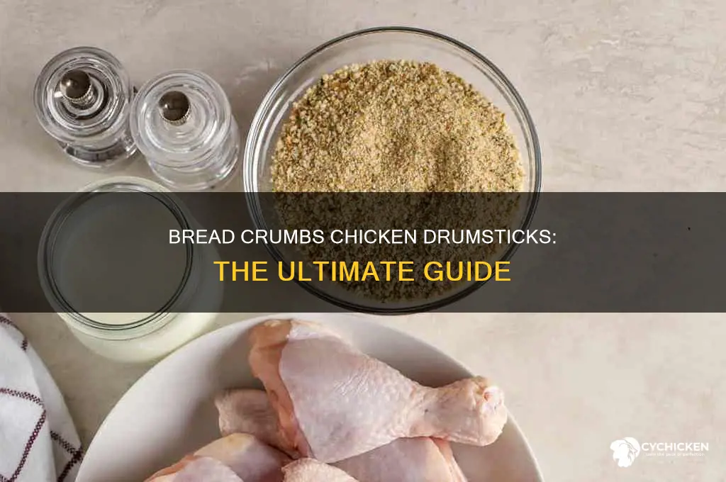 how to bread chicken drumsticks with bread crumbs