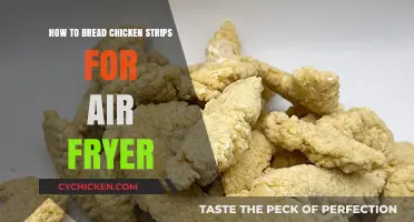 Breaded Chicken Strips: Air Fryer Style