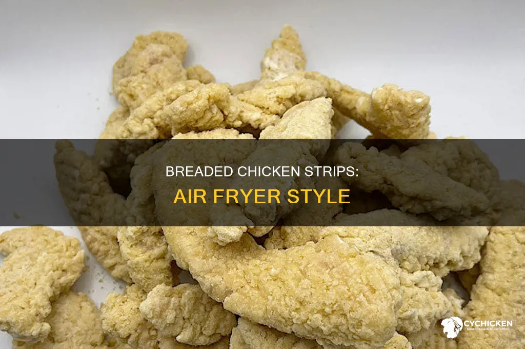 how to bread chicken strips for air fryer