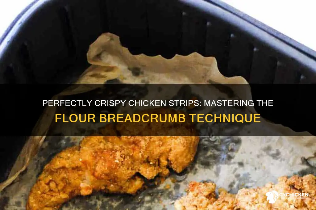 how to bread chicken strips with flour