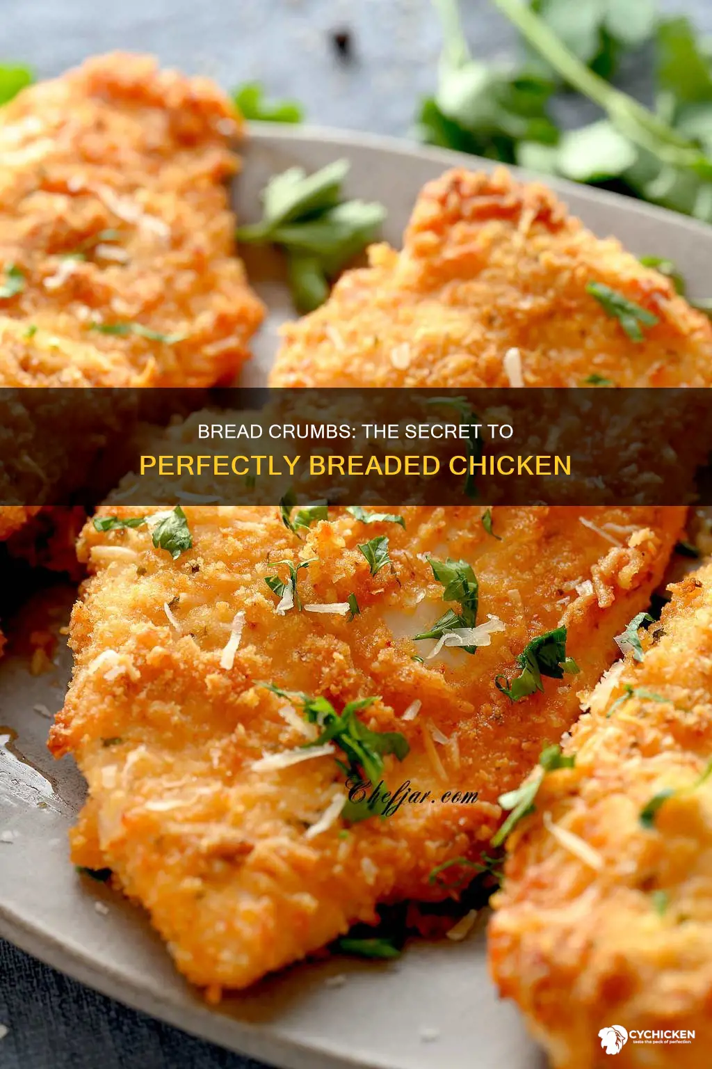 how to bread chicken with bread crumbs without flour