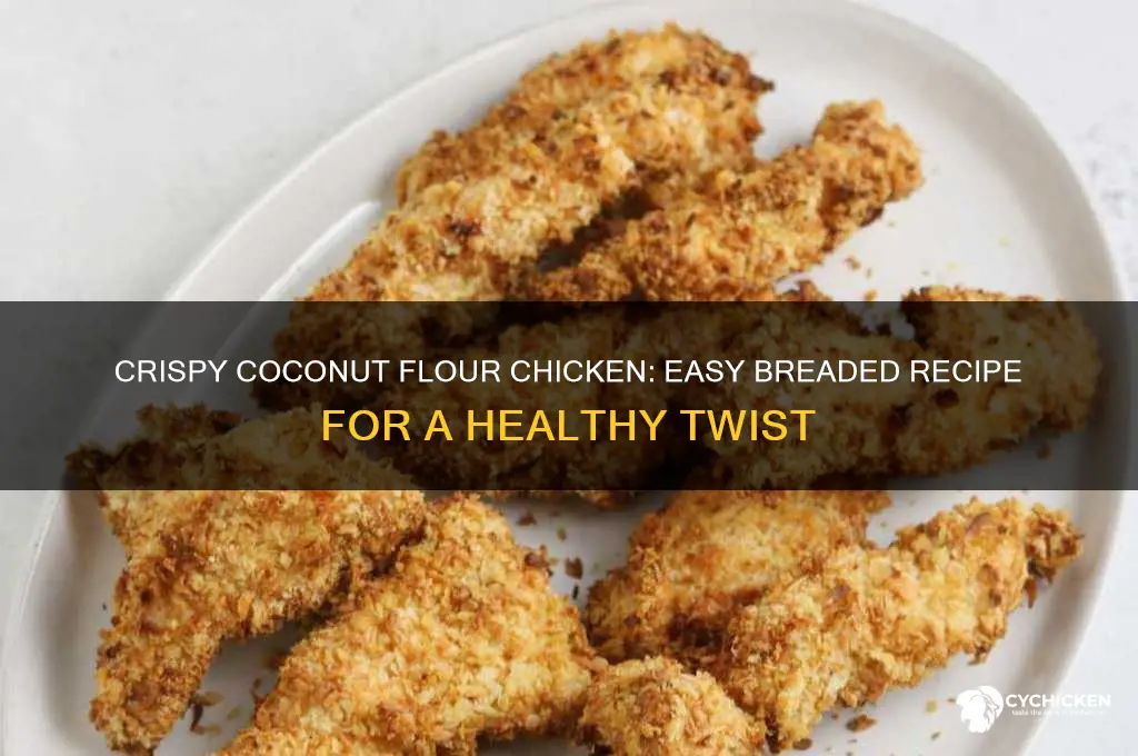 how to bread chicken with coconut flour