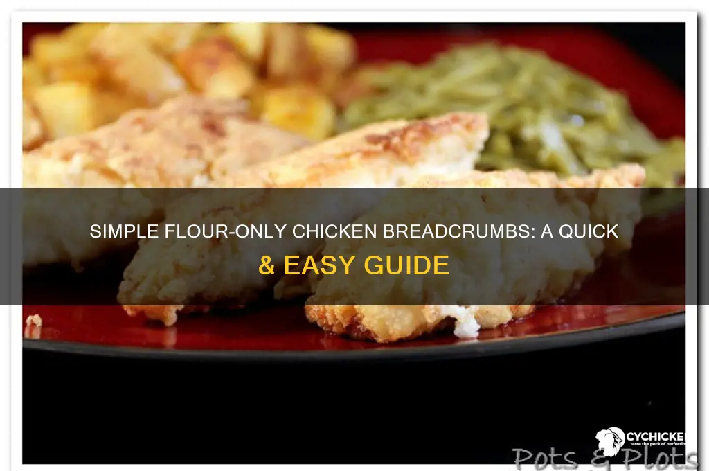 how to bread chicken with flour only