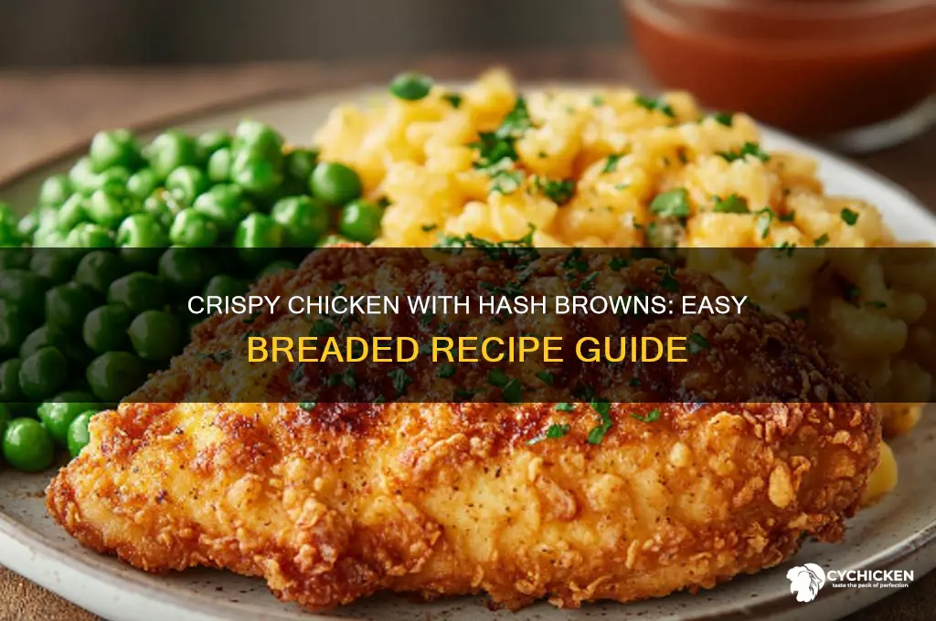 how to bread chicken with hash browns